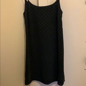 Banana Republic charcoal grey slip dress
